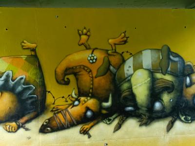 Heap of Creatures by Ador — Street art by Ador in Rezé