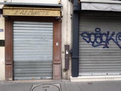 PA_1149, Space Invader on 42 boulevard de Charonne — Street art by Invader in Paris