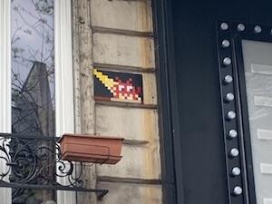 PA_1470, Space Invader du boulevard de Bonne Nouvelle — Street art de Invader à Paris