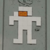 LA_41, Space Invader de South La Cienega Boulevard — Street art de Invader à Culver City