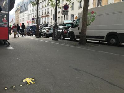 PA_288, Space Invader de la rue du Faubourg du Temple — Street art de Invader à Paris
