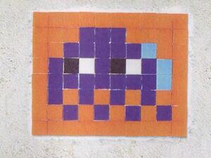 MPL_13, Space Invader on Place des Martyrs-de-la-Résistance — Street art by Invader in Montpellier