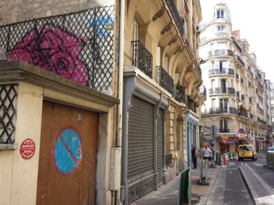 PA_207, Space Invader on 7 Rue Damrémont — Street art by Invader in Paris