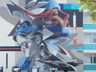 Passé et futur — Street art de Zurik à Saint-Brieuc