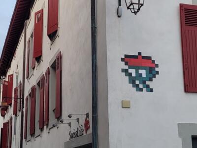 BAB_28, Space Invader de la rue Pierre Lesca — Street art de Invader à Bayonne