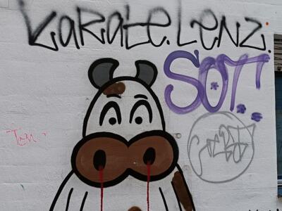 La vache de The Kuhl Kid — Street art de The Kuhl Kid à Köln