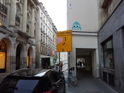 PA_1008, Space Invader de la rue de Richelieu — Street art de Invader à Paris