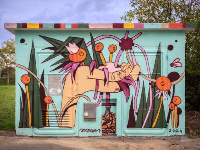 Euphony — Street art by Spirale in Rillieux-la-Pape