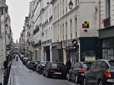 PA_746, Space Invader de la rue Charlot — Street art de Invader à Paris