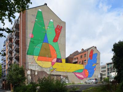 Naturaleza Viva — Street art by Sixe Paredes in Charleroi