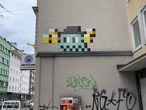 MUN_02, Space Invader de Gabelsbergerstraße — Street art de Invader à München