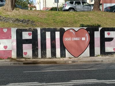 Amote — Déclaration d'Amour aux Renards — Street art à Lisbon
