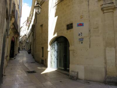 MPL_39, Space Invader on 15 Rue des Trésoriers de la Bourse — Street art by Invader in Montpellier