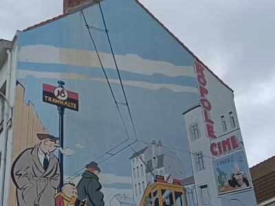 Le Jeune Albert by Yves Chaland — Street art by Yves Chaland in Bruxelles