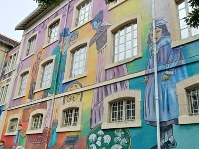 La Vie hors la Manufacture par Heol Art — Street art de Heol Art à Le Mans