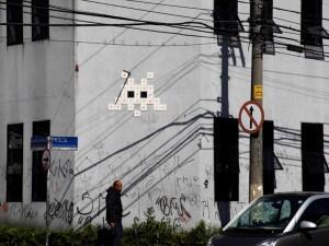 SP_13, Space Invader de Rua Inácio Pereira da Rocha — Street art de Invader à São Paulo
