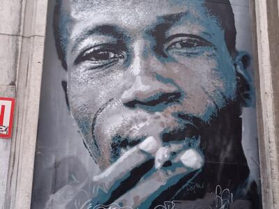 The Smoker by Dr. Bergman — Street art by Dr. Bergman in Bruxelles