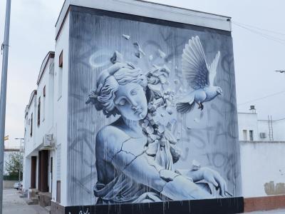Break the Established — Street art by Diego As in Linares