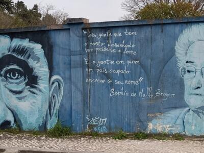 Hommage à Sophia de Mello Breyner — Street art à Lisboa