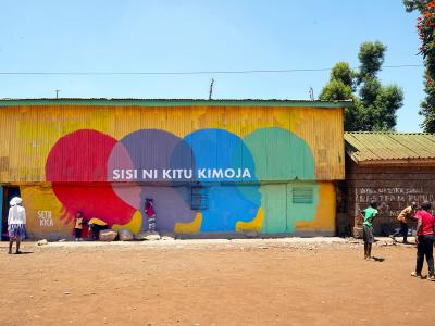 Sisi Ni Kitu Kimoja — Street art de Seth à Nairobi
