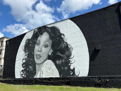 Donna Summer — Street art by Cedric Douglas in Boston