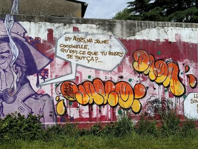 The Gentleman and Jinko — Street art in Nantes