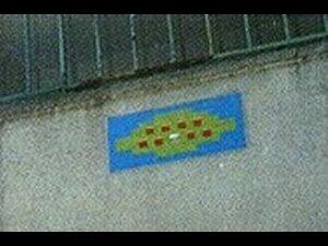 TK_17, Space Invader on Udagawachō — Street art by Invader in Tokyo