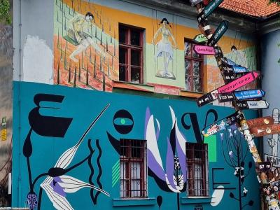 EVOLVE — Street art de Elina Holley à Ljubljana