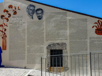 Ventotene Manifesto — Street art by Giovanni Anastasia in Aielli