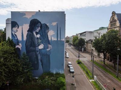 Europe — Street art by Bezt in Mannheim