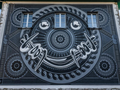 Smile — Street art by Benjamin Jeanjean in Urt