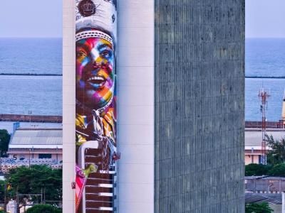 Gonzagão — Street art by Eduardo Kobra in Recife