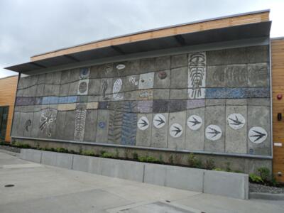The Continuity of Life Forms — Street art by Willard Martin in Portland