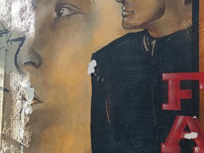 Fanny in Two Facing Profiles — Street art in Marseille