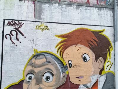 Le Château ambulant, Sophie et Markl — Street art à Reims