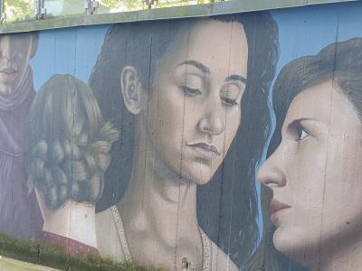Femmes du monde du passage — Street art à Berlin