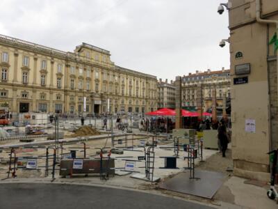 LY_21, Space Invader on Place des Terreaux — Street art by Invader in Lyon