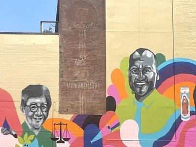 Never Look Away — Street art de Kyra Watkins à Portland