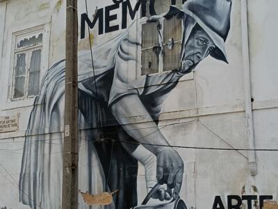 Gente Memoria Arte, le fondeur — Street art à Almada
