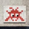 BRC_16, Space Invader on Carrer de Montalegre — Street art by Invader in Barcelona