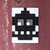 GRN_23, Space Invader on Cours Jean Jaurès — Street art by Invader in Grenoble