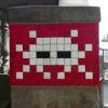 KAT_19, Space Invader de Swayambhu Marg — Street art de Invader à Kathmandu