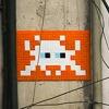 KAT_28, Space Invader de Paryatan Marg Kathmandu — Street art de Invader à Kathmandu