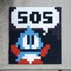 LA_130, Space Invader de Santa Monica Boulevard — Street art de Invader à West Hollywood
