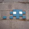 LA_58, Space Invader de Sunset Plaza Drive — Street art de Invader à Los Angeles