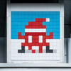 LAP_17, Space Invader on Hornavan Hotell — Street art by Invader in Arjeplog