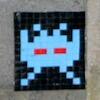 MLB_21, Space Invader de Southbank Promenade — Street art de Invader à Melbourne