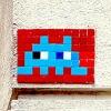 MPL_18, Space Invader on Rue des Soeurs Noires — Street art by Invader in Montpellier