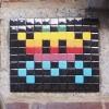 NY_132, Space Invader on 419 West 13th Street — Street art by Invader in New York