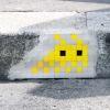 PA_118, Space Invader du quai François-Mauriac — Street art de Invader à Paris
